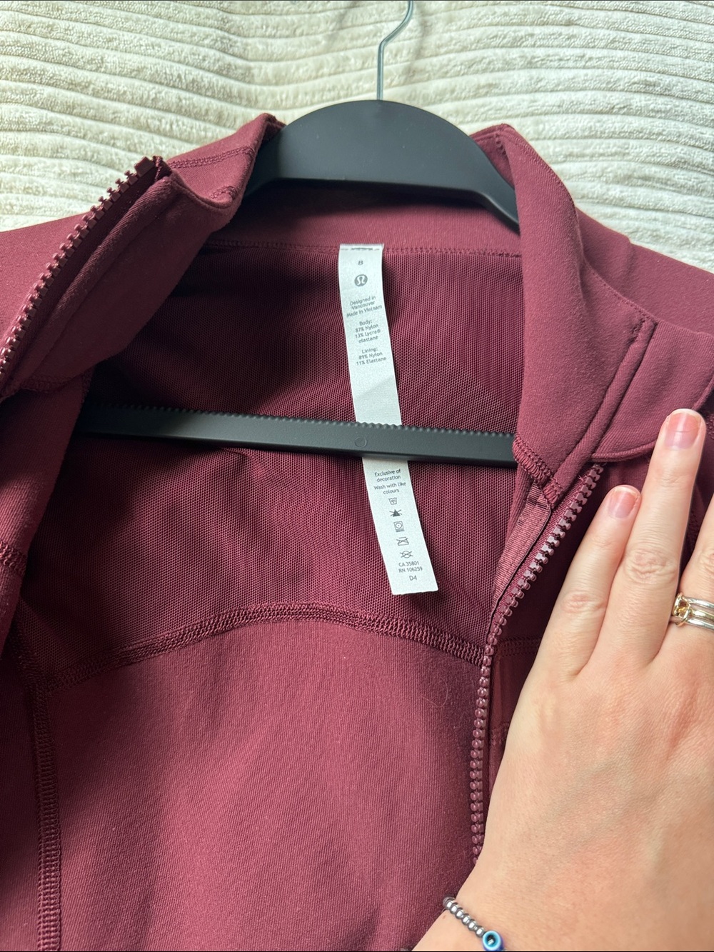 Lululemon Define Jacket Maroon - Picture 2 of 4
